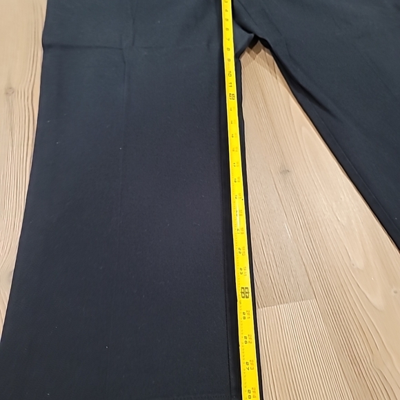 Haggar Dress Pants Mens 44 X 32 Navy Blue Cotton Stretch Classic Fit Formal - Picture 8 of 9